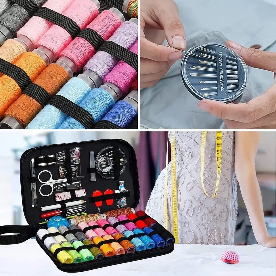 98 Pcs Household Sewing Kit, Multifunction Sewing Kits Bag, Hand Quilting Stitching Embroidery Thread Sewing Accessories, Travel Sewing Box Kit, Portable Emergency Repair Kit 98 Pcs Household Sewing Kit, Multifunction Sewing Kits Bag, Hand Quilting Stitching Embroidery Thread Sewing Accessories, Travel Sewing Box Kit, Portable Emergency Repair Kit